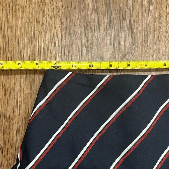 Express Navy blue skirt with red and white stripes size 00 - Picture 4 of 5